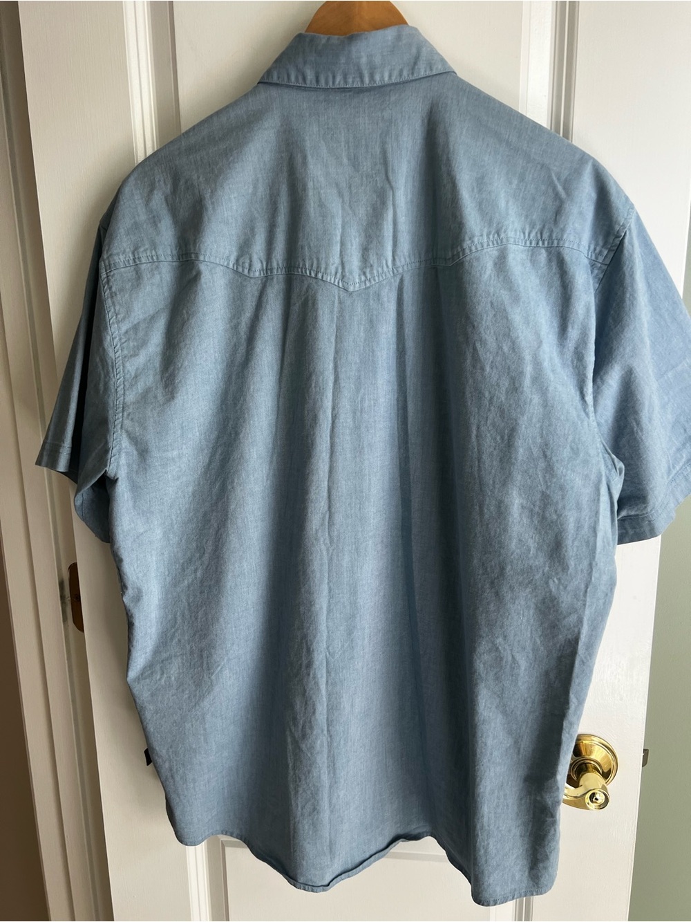 Howler Brothers Crosscut Deluxe Beach Blooms Blue Short-Sleeve Western Shirt L - Picture 2 of 13